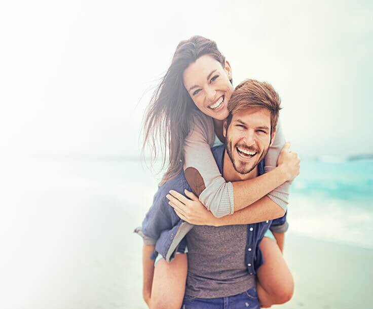 couple on the beach